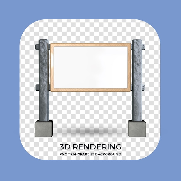 Stojan pro vystavení produktu, 3D renderování, transparentní pozadí