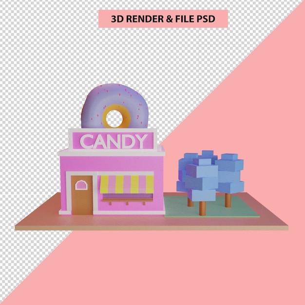 store donut and candy shop