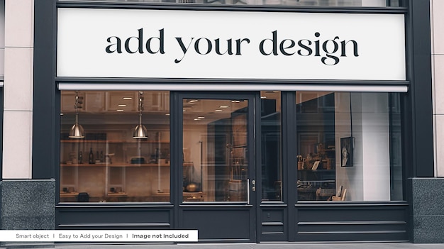 Store Front Mockup PSD