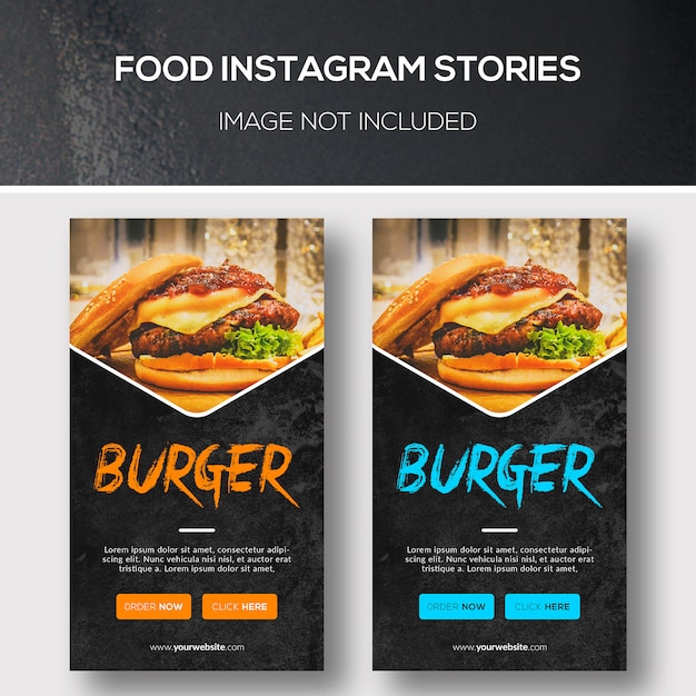 Storie di Instagram di cibo