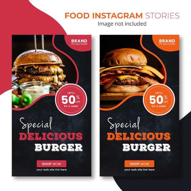 Storie di instagram di fast food