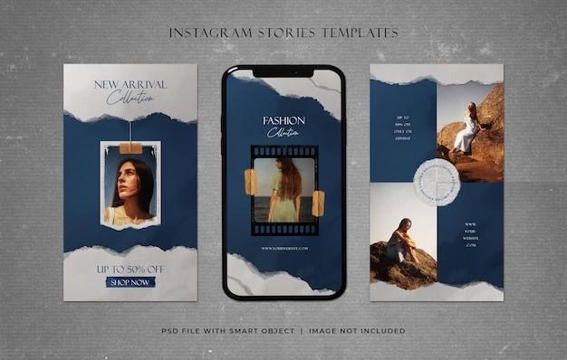Storie di Instagram Modelli promozionali di vendita di moda
