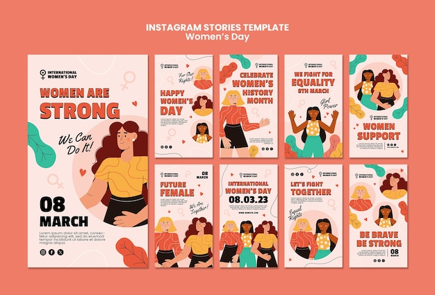 Storie di Instagram per la celebrazione della Giornata della Donna