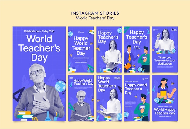 Storie di Instagram per la Giornata Mondiale degli Insegnanti
