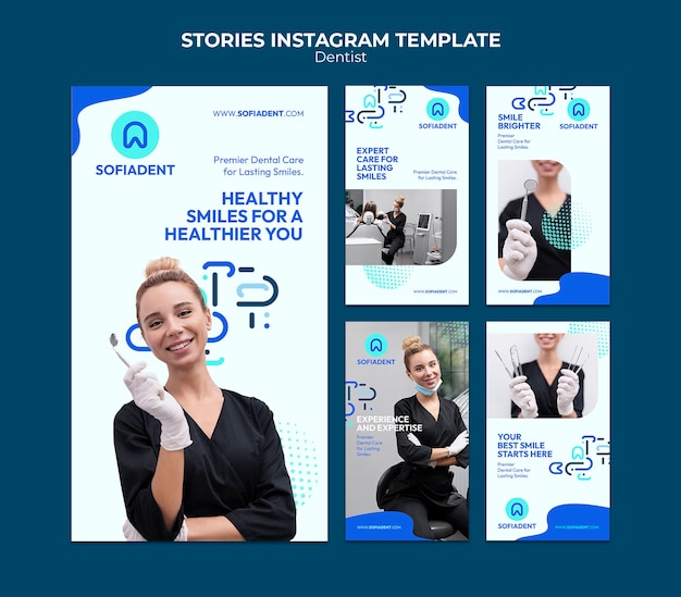 Storie di instagram sulle cure dentistiche