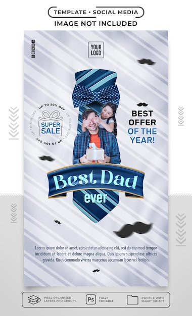 Storie sui social media Il miglior papà di sempre!