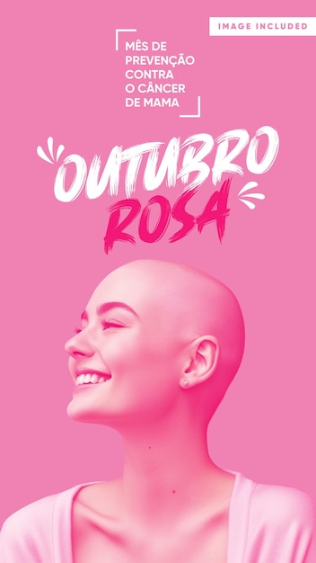 Stories nas redes sociais outubro rosa vamos nos cuidar