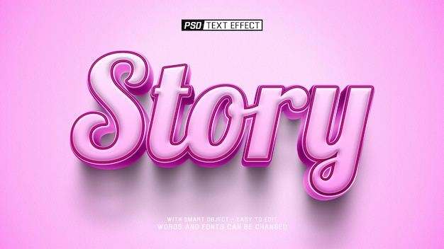 Story 3D-Texteffekt
