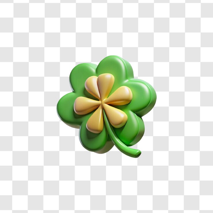 PSD stpatricksdayshamrocksparkicon isolado fundo