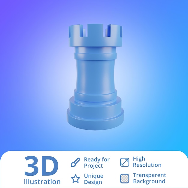 PSD stratégie 3d illustration