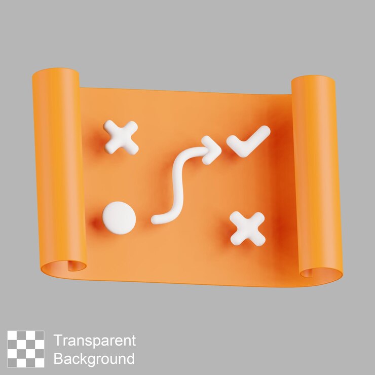 Stratégie 3d illustration