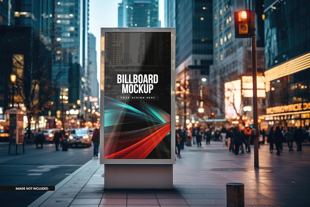 Street Billboard Mockup