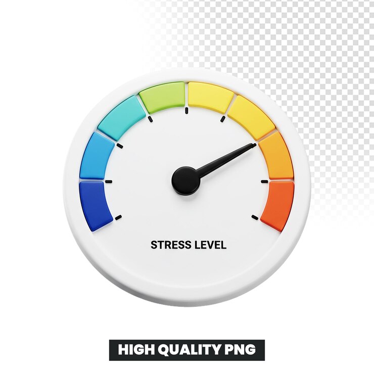 PSD stress level gauge illustration