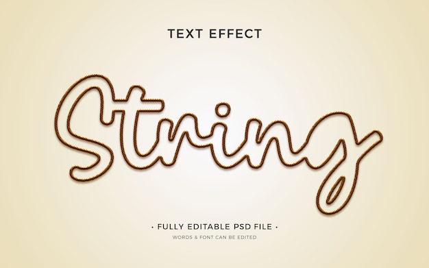 String-Text-Effekt