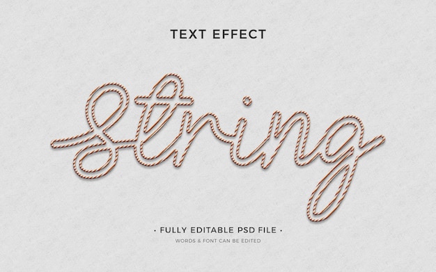 String-Text-Effekt