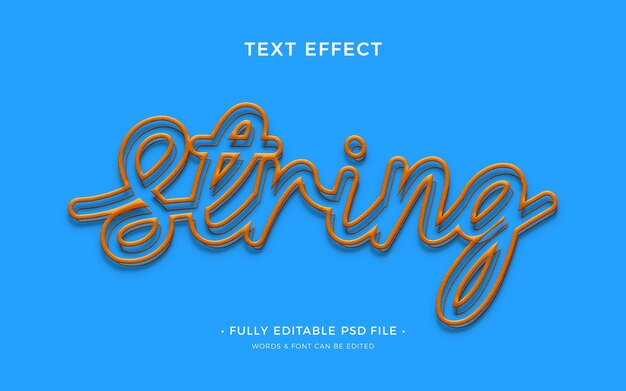 String-Text-Effekt