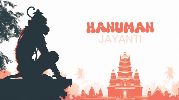 striscione e poster di Hanuman Jayanti