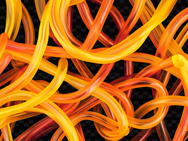 PSD strofine di plastica fluorescente collage di paglia intrecciata consistenza y2k consistenza forma sfondo decorazione arte