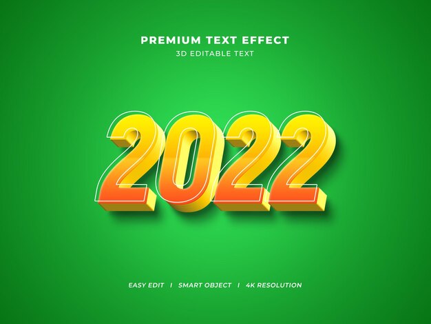 Stroked New Year Editable Text Effect
