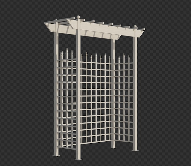 Structure de bâtiment de rendu 3D isolé