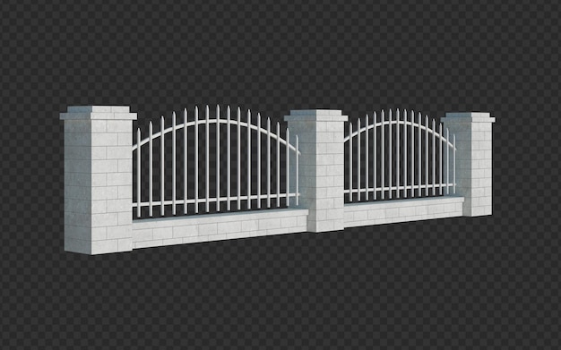 Structure de bâtiment de rendu 3D isolé