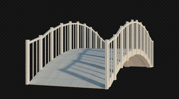 PSD structure de bâtiment de rendu 3d isolé