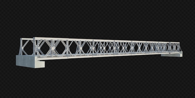 PSD structure de bâtiment de rendu 3d isolé