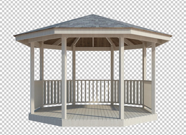 Structure de bâtiment de rendu 3D isolé