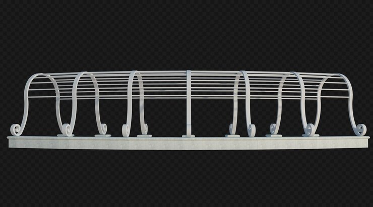 PSD struktur bangunan render 3d terisolasi