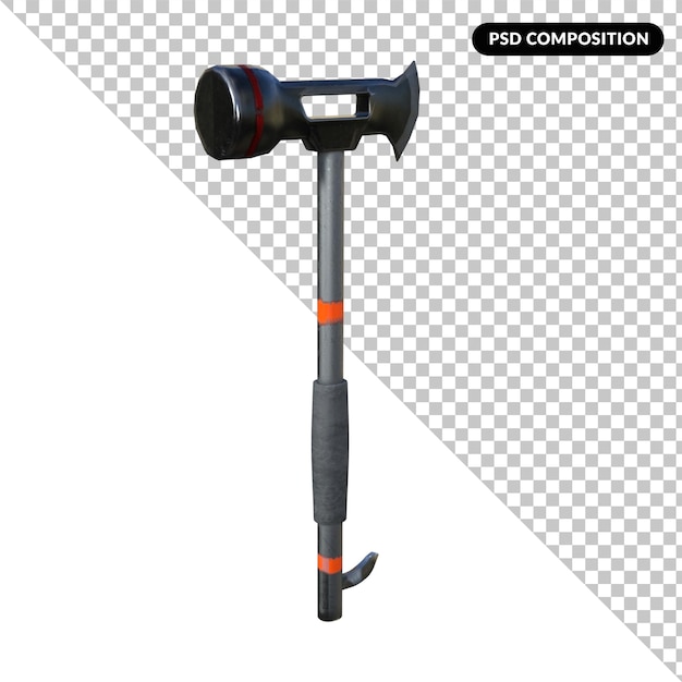 Strumento manuale isolato rendering 3d