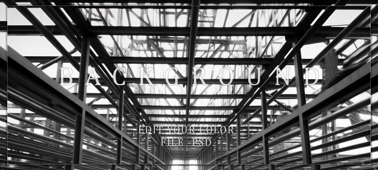 PSD struttura industriale dell'acciaio in prospettiva geometrica