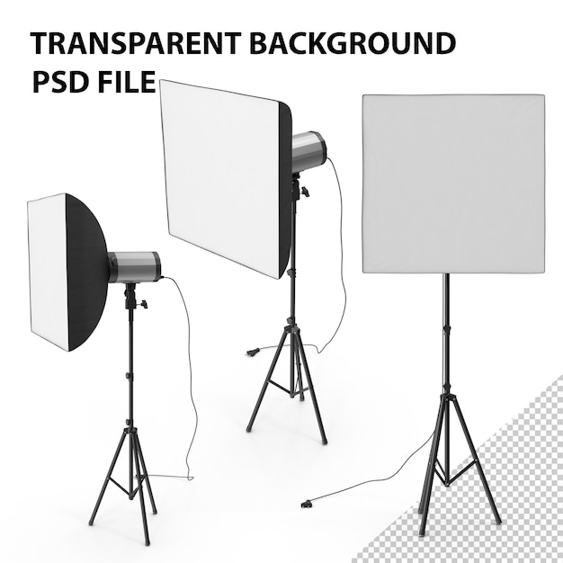 Studiobeleuchtung Softbox PNG