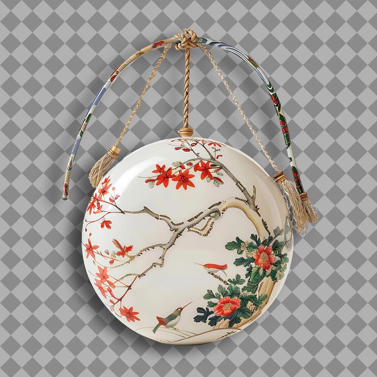 PSD stunning hand painted porcelain yumi featuring a beautiful d png game asset on clean background