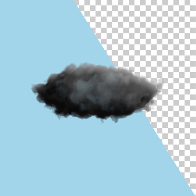 Sturmwolke 3d rendern kleine schwarze wolke