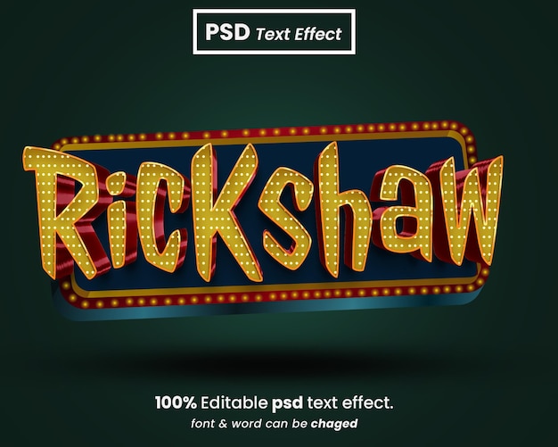 Style d'effet de texte 3D de fête