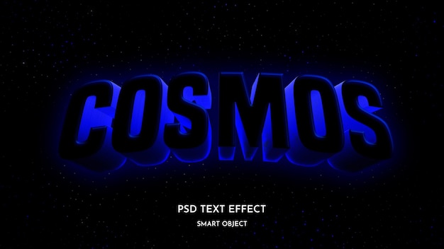 Style d'effet de texte Cosmos