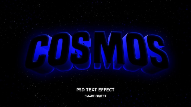 Style D'effet De Texte Cosmos