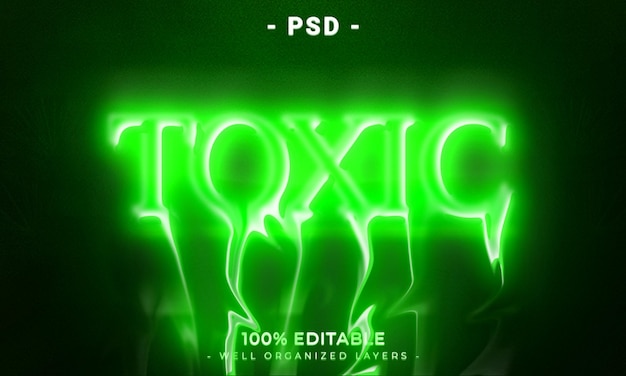 PSD style d'effet de texte modifiable 3d avec arrière-plan