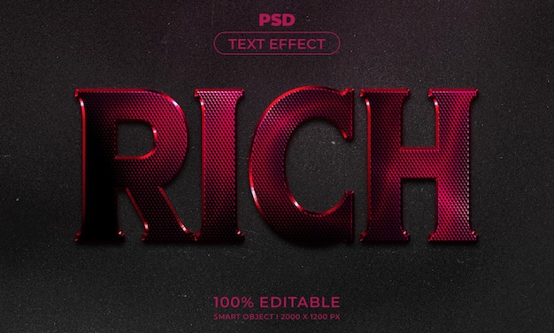 Style D'effet De Texte Modifiable 3d Avec Arrière-plan