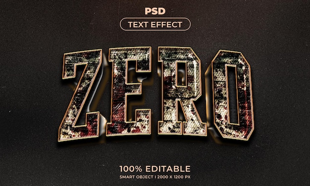 Style D'effet De Texte Modifiable 3d Avec Arrière-plan