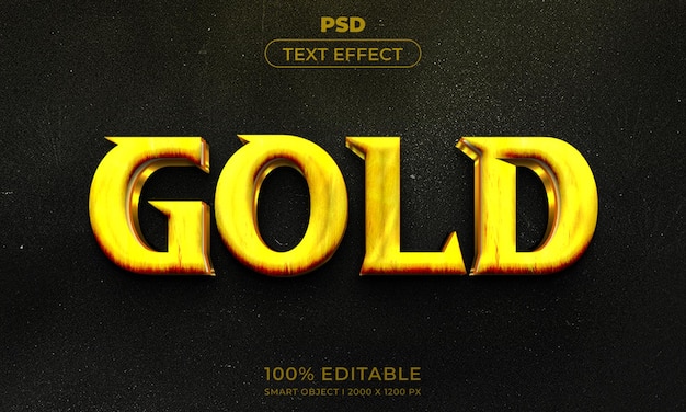 Style d'effet de texte modifiable 3d avec arrière-plan