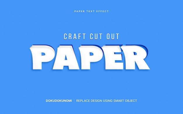 Style D'effet De Texte De Papier