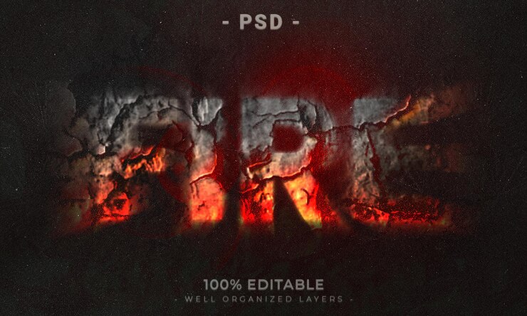PSD style d'effet de texte photoshop 3d modifiable avec fond moderne abstrait