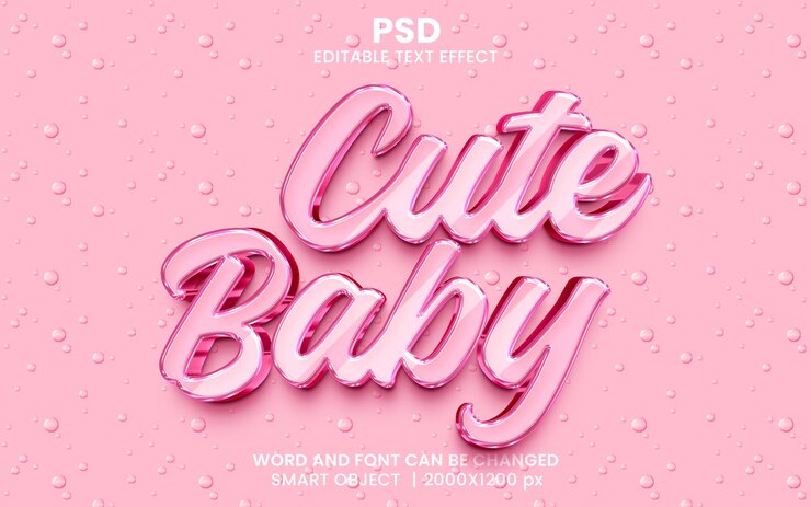 PSD style d'effet de texte photoshop modifiable en 3d avec arrière-plan