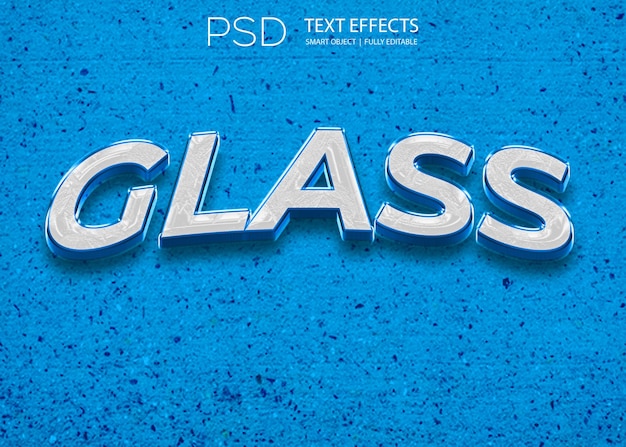 Style d'effet de texte de police PSD gratuit