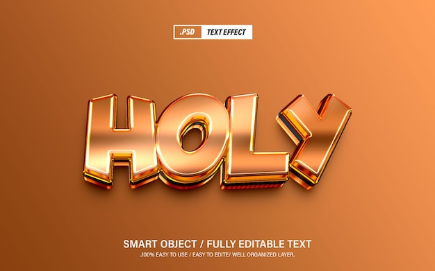 PSD style d'effet de texte psd éditable en 3d.