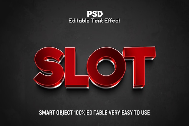 Style d'effet de texte PSD Premium modifiable en 3D