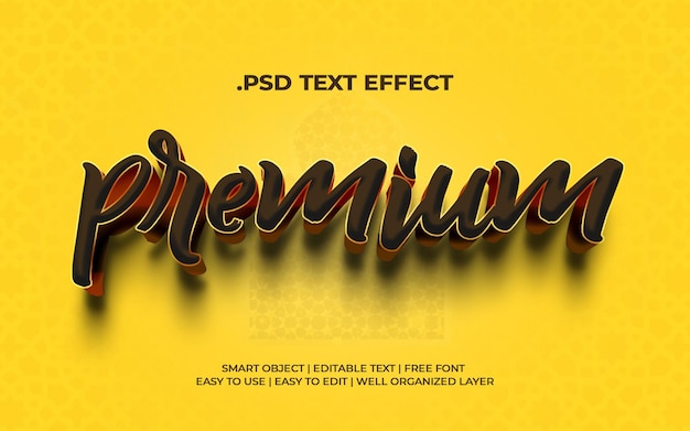 Style D'effets De Texte Psd