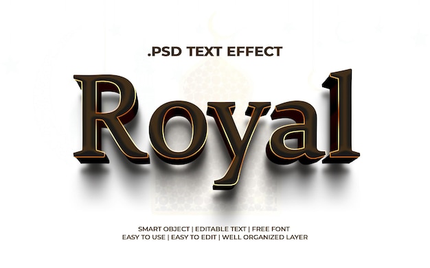 Style D'effets De Texte Royal