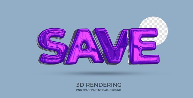 Style De Texte Rendu 3d Fond Transparent